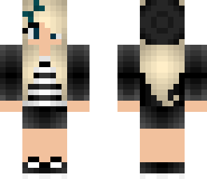 original skin with blue and  hat
