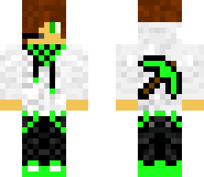green pickaxe