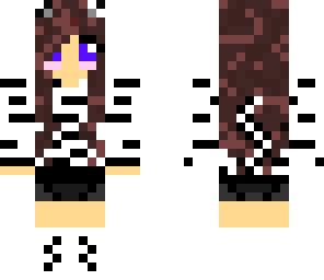 edited siberian cat girl