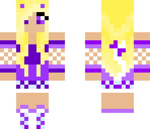 purple cat girl