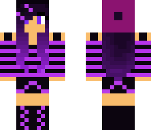 emo purple girl