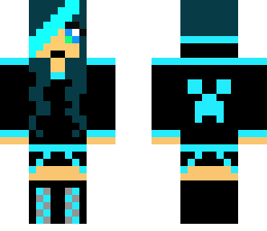 emo gamer hoodie chick