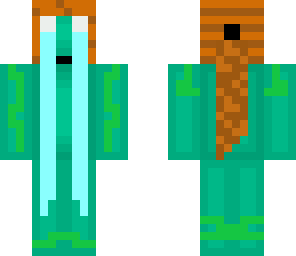 cyan no-winged angel thing crying