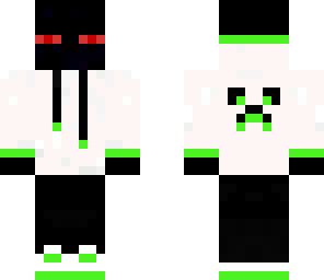 the enderman in green