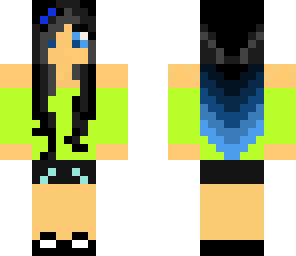blue girl