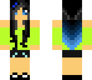 blue girl