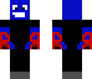 blue man