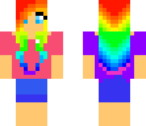 rainbow girl