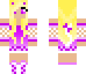 purple cat girl