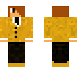 butter suit and hat