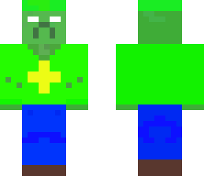 zombieherobrine with helmet