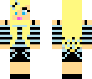 a blue girl
