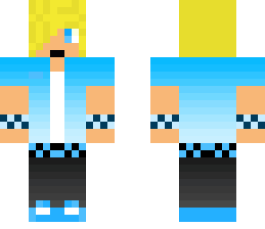 boy in blue