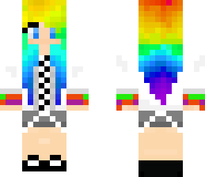 rainbow girl