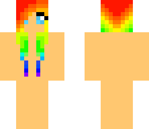 rainbow hair base
