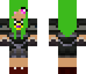 skacredoesminecraft green hair