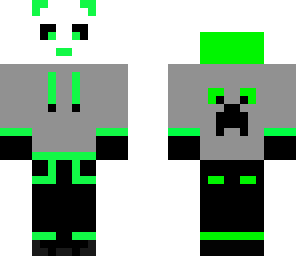 green panda