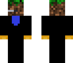 dirt block head man