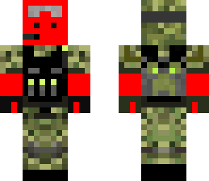 red slime army guy