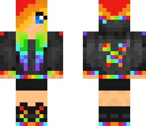 rainbow creeper girl