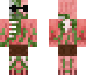 zombie pig man with shades