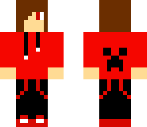 red sweat shirt boy 