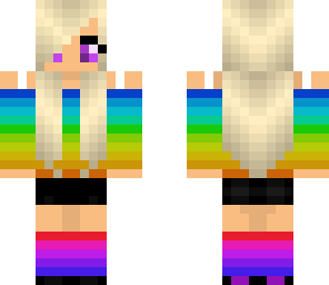 sweat rainbow girl