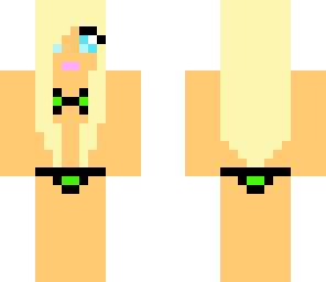 green bikini