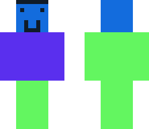 awesome blue head guy