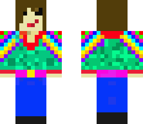 colourful girl