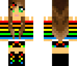 rainbow girl