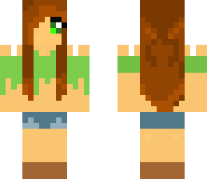 cute teenage emerald girl
