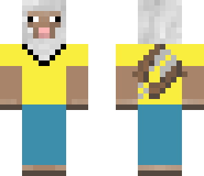 butter sheep man