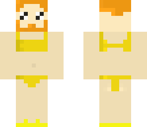 bearded ginger in a bikini
