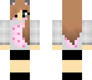 cute pig egg cat girl
