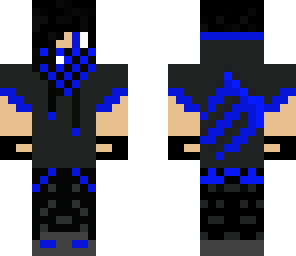blue monster with mic