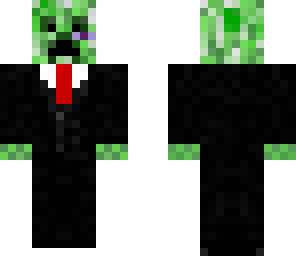 creeper enderman in a suit