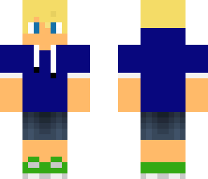 short sleeved blond guy