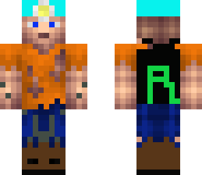 miner with a cape