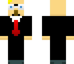business villager with a toupee