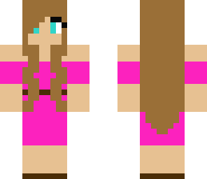simple pink dress