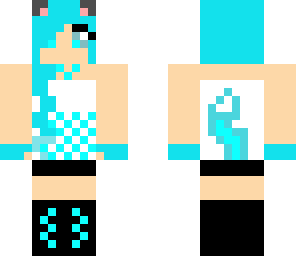 cat girl blue