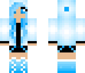 blue girl