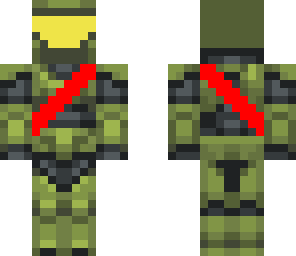 master chief with red sash