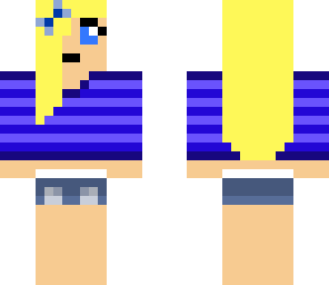 blue girl