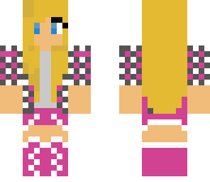 checkerd girl