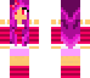 pink and red girl