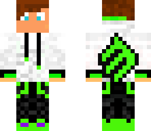 monster hoodie green