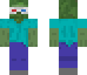 headphones and 3d zombie