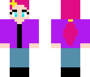 pink ponytail